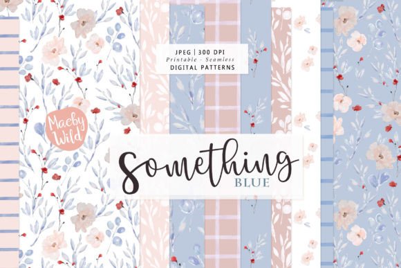 Download Watercolor Flower Pattern Something Blue - Flower pattern Collection