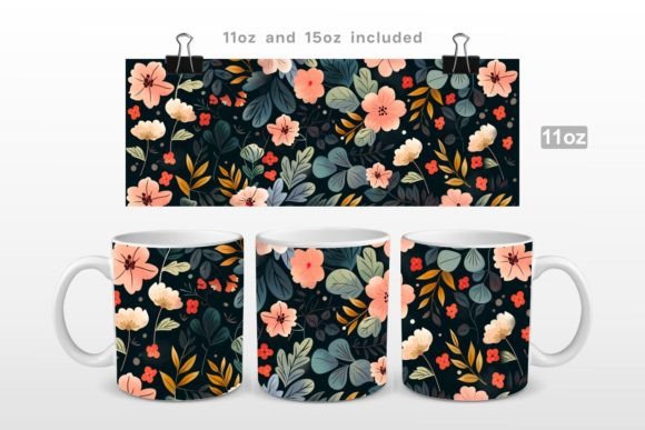Download Spring Flowers Watercolor Mug Wrap - Premium Resources