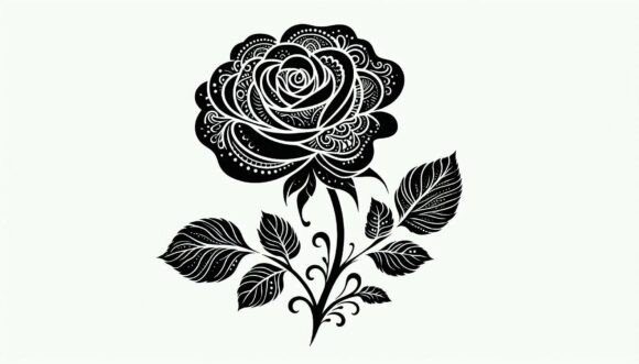 Download Simplistic Black Rose, Timeless Beauty - Beauty Collection