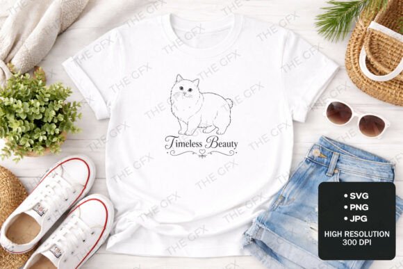 Download Persian Cat Timeless Beauty Cat SVG Art - Beauty Collection
